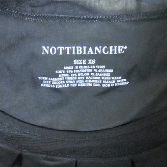 NOTTIBIANCHE Size XS, Black Slip Dress, DRESSY TO CASUAL DRESS - Picture 4 of 4